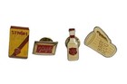 Vintage Beer Stroh Schiltz Lone Star Lapel Pin Lot 4 Barware Hat Pin