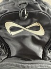Nfinity Infinity Cheer Backpack Black With White Logos For Cheerleading