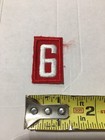 Cub Scout Bsa Pack Number 6 Uniform Embroidered Sleeve Patch Red White Mr Fs