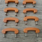 Set Of 10 Matching Vintage Art Deco Butterscotch Bakelite Drawer Pulls Handles