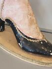 Antique Oversized Victorian Shoe 27    Paper Mache Trade Sign  Store Display Rare