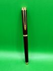 Fountain Pen Waterman Gentleman In Dark Red Lacquer - 18k Solid Gold Nib