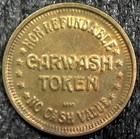 Car l B  Klean Car Wash - No Cash Value Carwash Token 25mm  c1881 