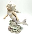 Enesco Coral Kingdom Mermaid  charissa   Figurine ocean Sea Theme Decor 5 5   