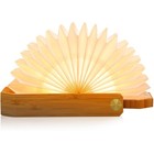 Folding Wooden Led Book Lamp Night Light Mood Lights Usb Rechargeable W  Handle 