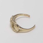 Moon   Sun Face Toe Ring Real Solid 10k Yellow Gold