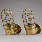 Nautical Marine Usa Pattern Bronze Ship Passageway Wall Light Costal Decor Marin