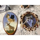 Bradford Exchange Bundle Wolves Native American Plate Spirit Of The Wolf