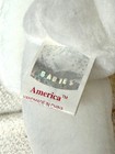 Beanie Babie America   Set Of Two White Bears   2002 Mwmt New