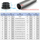 3 4  Plastic Tubing End Caps  40pcs Round Hole Plug Insert  Black