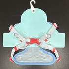 Blueberry Pet Soft Mesh Vest Dog Harness  Adjustable Blue Floral Print  Size S