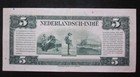 1943 Netherlands Indies 5 Gulden Xf Banknote Extremely Fine War Note P-113a