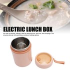 Licaevey Usb Electric Lunch Box  600ml 304 Stainless Steel Food  812  Pink