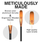  new  Professional Artist Paint Brush Set Of 12 - For Water Oil Acrylic Painting
