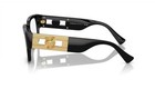 Versace Iconic Ve3350 Gb1 53mm Black Plastic Square Eyeglasses