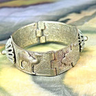 Authentic Viking Bronze Bracelet   Silver Tone   Ancient Artifact