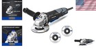 Heavy-duty 6-amp Angle Grinder With Paddle Switch And Onboard Wrench Storage