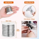 Cridoz 20 Gauge Stainless Steel Wire For Jewelry Making  Craft And Silver 