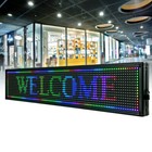 Led Sign 40  X 8   Scrolling Message Display Board 7 Color Programmable