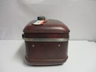 Vintage American Tourister Burgundy Train Case Luggage With Combination Lock