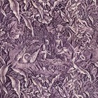 Fishing Toile De Alsace 1815 Antique French Quilted Textile Purple Fishing The 