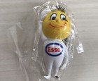 Rare Esso Boy Keychain Mini Figure Man Car Yellow Drop Man Oil Gas New