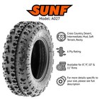 Pair Of 2  23x7-10 23x7x10 Quad Atv All Terrain At 6 Ply Tires A027 By Sunf