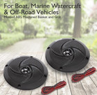Marine Speakers - 4 Inch 2 Way Waterproof And Weather Resistant Outdoor Audio   