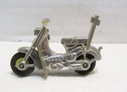 Vespa Lambretta Scooter Vintage Small Hard Plastic Toy 1 75  Chrome Hong Kong