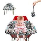  2-in-1 Shopping Cart Cover For Baby     High Chair Cover  Grocery Cart Bluepoint