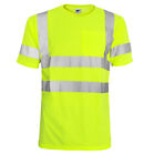 L m Hi Vis T Shirt Ansi Class 3 Reflective Tape Safety Long Short Sleeve
