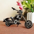 Handmade Iron Motorcycle Sculpture Motorbike Model Vintage Rustic Home Bar Decor