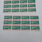 24 Vintage Ufo Stickers Sheet Flying Saucers Los Angeles