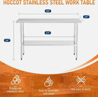 Nsf Stainless Steel Work Prep Table Station Commercial Kitchen Restaurant  60x24