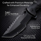 Tactical Folding Pocket Knife Spring Assisted Tanto Blade G10 Handle New
