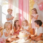 Wedding Party Decorations  8 Rolls Pink Gold Crepe Paper Streamers For Weddin   