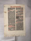 1521 Roman Missal Folio Book Leaf Woodcut Illustration Of Jesus Christ