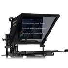 Teleprompter For Cameras   Smartphones - 17  Glass  Hard Case  No Assembly  Tray