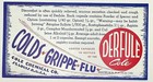 Derfule Cole Colds Grippe Flu Cole Chemical Co St Louis Mo Medicine Ink Blotter