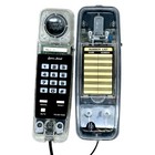 Vintage Lenoxx Sound Model Hac Ph-1400 Clear Transparent Tech Telephone Working