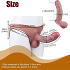 Hollow Silicone Strap On Penis Pants Wearable Penis Sleeve For Men Enlargement