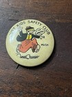 Mush  Just Kids Safety Club  Pinback Button  White Background
