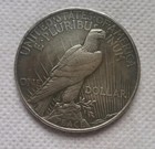 Usa Hobo Nickel 1923 Peace Dollar Skull Zombie Skeleton Coin