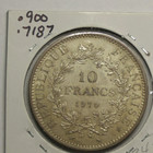 1970 France 10 Francs Silver Coin Currency Nice Coin 