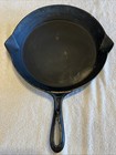 Primitive 1800 s Rare Wood Bishop   Co  Cast Iron Skillet  8 Thin Wall Gate Mark