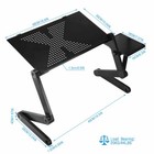 Foldable Laptop Stand Desk For Bed  sofa Adjustable Notebook Table W  Mouse Tray