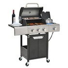 Propane Grill 3-burner Gas Grill Stainless Steel Outdoor Garden Bbq Cooking