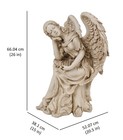 26 In H Sleeping Angel Garden Statue Art Sculpture Home Backyard Decor Figure
