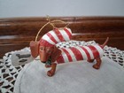 Westland Giftware Hot Diggity Candy Cane Doxie Dachshund Ornament  16577 Rare 07