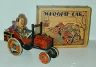 Louis Marx Tin W u Whoopie Car W  Flapper Girls On Trunk In Original Box 1920s